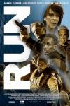 Run movie poster: A collage of characters in dramatic poses with intense faces