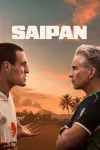 Saipan movie poster: Roy Keane and Mick McCarthy face off against each other with a volcano erupting behind them
