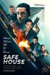 Safe House Movie Poster: Cast with guns and fire