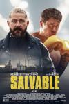 Salvable movie poster: A bearded Shia LaBeouf stares ahead with Toby Kebbell behind him wearing boxing gloves