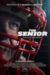 The Senior Movie Poster: Close-up of the face of Mike Flynn (Michael Chiklis) wearing a red football helmet