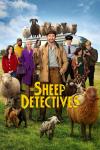 The Sheep Detectives Movie: Farmer George stands at the center, surrounded by the movie's other human and animal characters