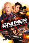 Sniper: Assassin's End movie poster: Tom Berenger, Chad Michael Collins, and Sayaka Akimoto all hold sniper rifles with explosions occurring behind them.
