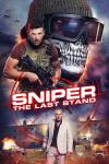 Sniper -- The Last Stand movie poster: Chad Michael Collins holding gun in front of skull mask figure