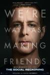 The Social Reckoning movie poster: Close-up of Jeremy Strong as billionaire Facebook founder Mark Zuckerberg