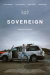 Sovereign Movie Poster: Jerry Kane stands at the ready in front of a shot-up vehicle, wielding an assault rifle