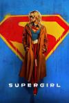 Supergirl Movie Poster: Milly Alcock, in her Supergirl uniform, leans against a wall sporting the Super logo.