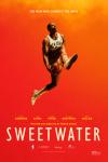 Sweetwater Movie Poster: Sweetwater jumps in the air, holding a basketball beneath his upper knee