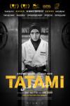 Tatami movie poster: Leila (Arienne Mandi) is in judo gear