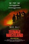 Teenage Wasteland movie poster: Outline of group against a fire.