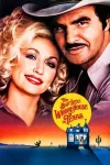 The Best Little Whorehouse in Texas movie poster: Burt Reynolds and Dolly Parton smile