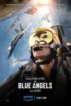 The Blue Angels movie poster: Pilot in the cockpit with team of jets behind him.