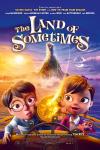 The Land of Sometimes movie poster: Alfie stands next to Elise on a ship, holding up the wish watch