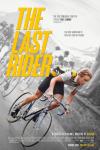 The Last Rider: Greg LeMond cycles on his bike in color against a black and white background