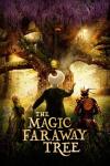 The Magic Faraway Tree Movie Poster: Three characters stand before a large, mystical tree glowing with lights.
