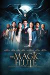 The Magic Flute Movie Poster: The cast looks confidently toward the camera while the Queen of the Night looms above