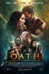 The Oath Movie Poster: Big image of Nora Dale on the left and Darin Scott on the right, with trees behind them
