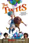 The Twits movie poster: Mr. and Mrs. Twit are carried away by a bunch of balloons, as kids and Muggle-Wumps look from below