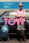 Tow movie poster: Rose Byrne stands against a 1991 Toyota Camry with her arms folded
