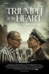 Triumph of the Heart movie poster: Marcin Kwaśny stands face to face with a Nazi officer