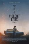 Violent Ends Movie Poster: A bloody Lucas (Billy Magnussen) holds a shotgun and walks away from a truck, bent on vengeance