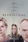 Reawakening movie poster: Jared Harris, Erin Doherty, and Juliet Stevenson split by a vertical crack down the center