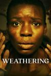 Weathering Movie Poster: closeup of Black woman looking worried