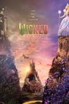 Wicked: For Good movie poster: Elphaba and Glinda stand opposite each other across a chasm