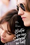 Winter Spring Summer or Fall movie poster: Jenna Ortega and Percy Hynes White look into the distance.