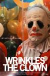 Wrinkles the Clown Movie Poster: Sad-looking clown in front of balloons