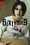 6ixtynin9: The Series poster: Toom look out her door while holding a box filled with cash.