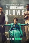 A Thousand Blows TV Poster: (From L to R) Stephen Graham, Erin Doherty, and Malachi Kirby stand in a boxing ring.