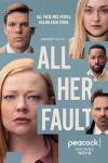 Five Faces of white and black men and women look forward with concern with the words "ALL HER FAULT" and "All these nice people killing each other"