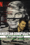 American Conspiracy: The Octopus Files TV show poster: Black and white image of Danny Casolaro and Ronald Reagan. 