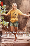 American Murder Gabby Petito TV show: Gabby Petito stands between rock walls in yellow t-shirt.