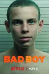 Bad Boy TV Poster: Guy Manster stands shirtless in front of a mugshot wall.