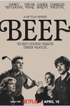 Beef Season 2 TV show poster: Lindsay and Josh are on the left, facing Ashley and Austin