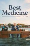 Best Medicine TV show poster: Dr. Martin with his desk in water, with the water covering his feet