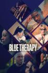 Blue Therapy TV show poster: A series of diamonds feature headshots of various people of color