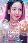 Boyfriend on Demand TV show poster: Kim Jisoo is surrounded by bubbles. Tagline reads: “Turn on your heart. Let the romance begin.”