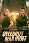 Celebrity Bear Hunt TV show poster: Bear Gryllis and Holly Willoughby stand back to back in camuoflage in the jungle.  
