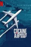 Cocaine Air: a plane flies over the Caribbean, trailing cocaine instead of exhaust
