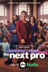Dancing with the Stars: The Next Pro TV show poster: Robert Irwin stands in the middle of people posing in a dance studio with colorful outfits