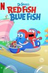 Dr. Seuss's Red Fish, Blue Fish TV: Blue Fish and Red Fish are sidecar racing with their teddy bear. Blue Fish is excited while Red Fish looks scared.