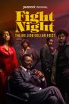 Fight Night: the cast of characters in 70s clothes and hairstyles stands facing the camera