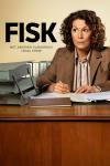 Fisk TV show poster: Kitty Flanagan sits at a desk. Tag reads: “Not another glamorous legal show.”