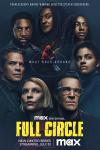 Full Circle TV show poster: portraits of seven people surround a child in a red hoodie sitting inside a circle