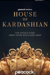 House of Kardashian TV show poster: top of gold thrown with K initial against black background. 