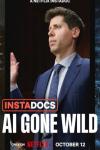 Instadocs: AI Gone Wild TV show poster: for the documentary shows a witness raising their hand as if to testify at a trial
