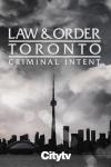 Law & Order Toronto: Criminal Intent poster: The Toronto skyline is shown in grayscale. 